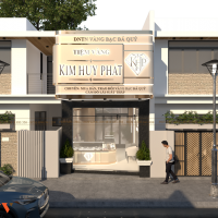 Thiết kế tiệm vàng Kim Huy Phát 25m² tại TP.HCM – Không gian sang trọng, tối ưu trưng bày